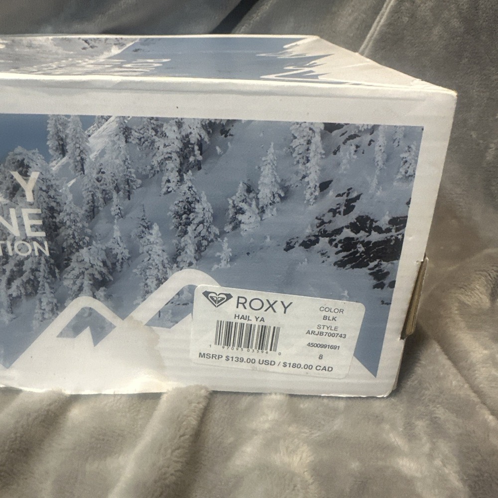 Roxy Women's Hail Ya Fashion Duck Boot Snow Rain Boot Sz 8